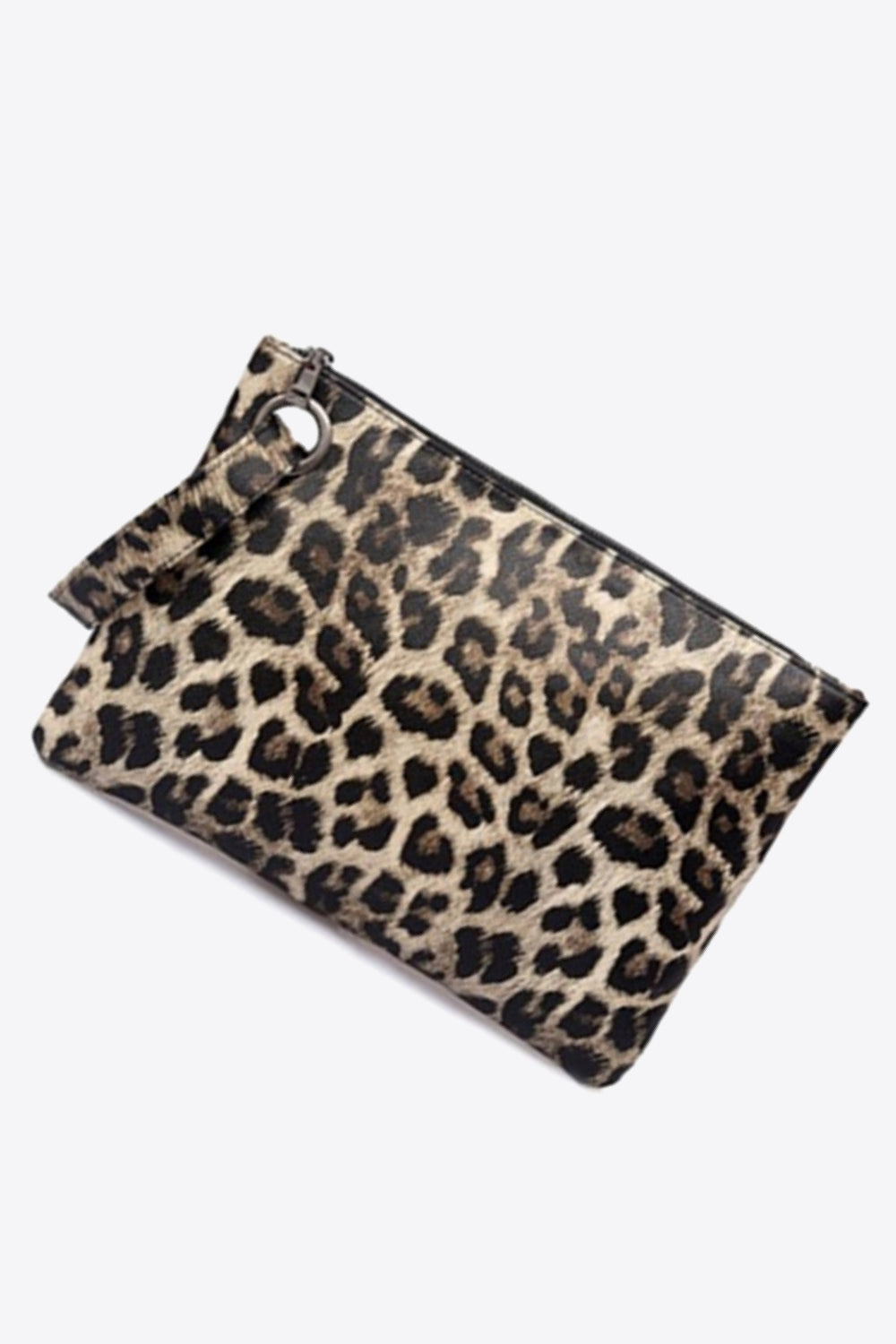 Clutch Purse - Leopard Print Leather