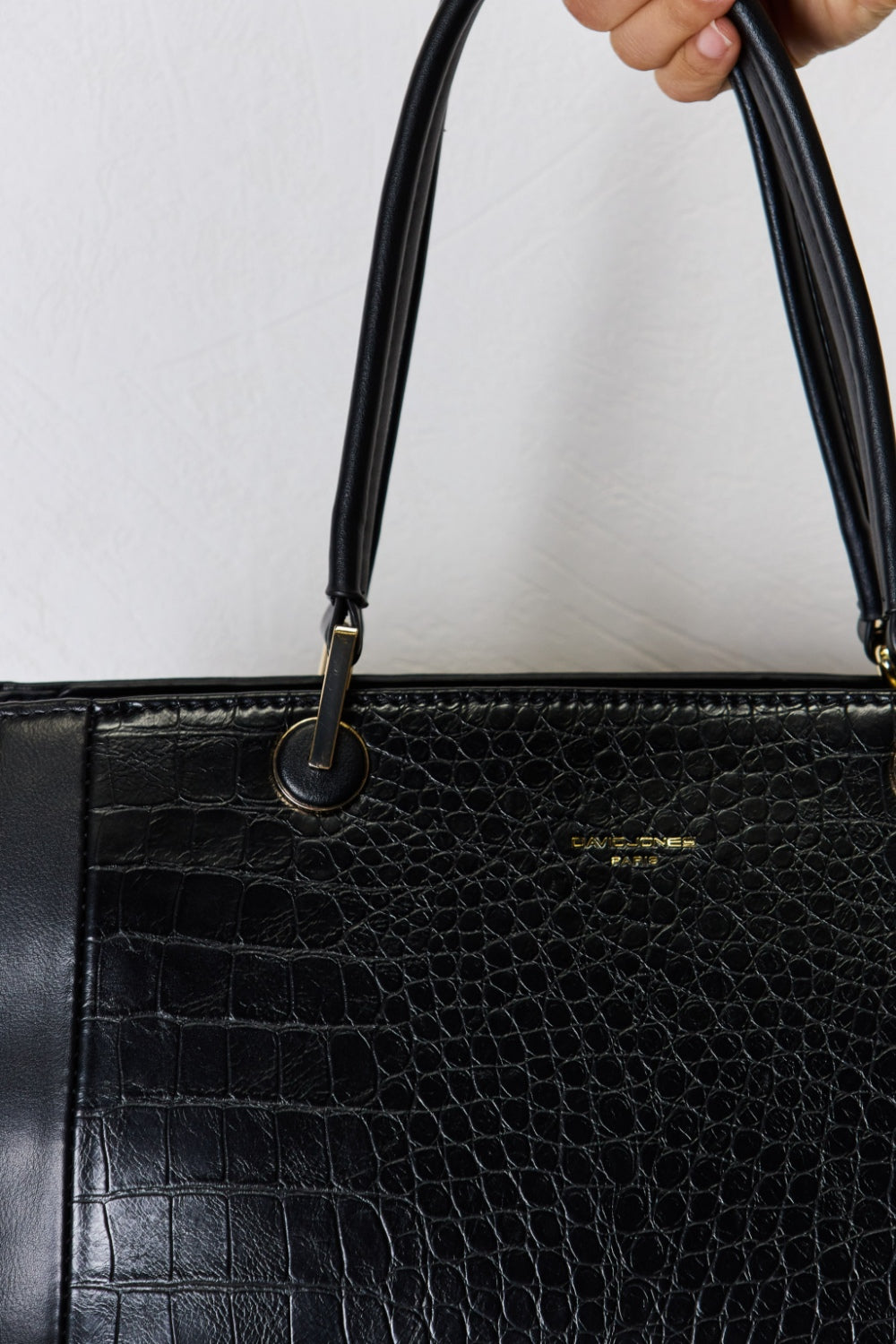 Designer Alligator Embossed Handbag