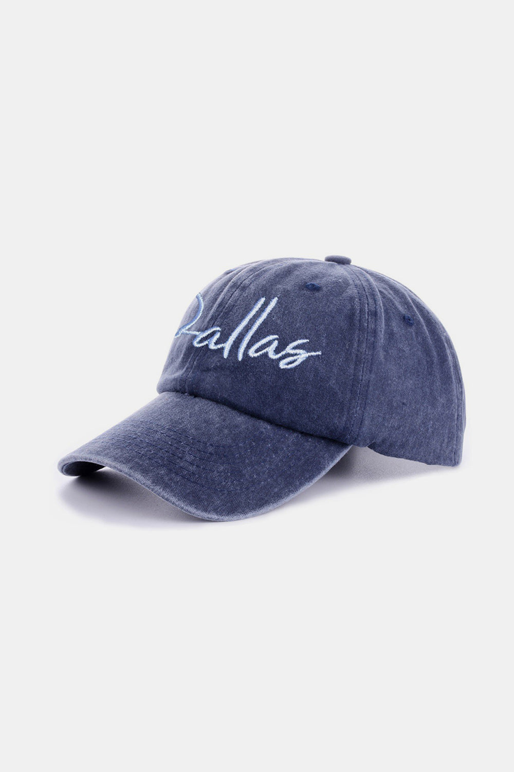 Baseball Cap - Zenana-Washed Embroidered DALLAS