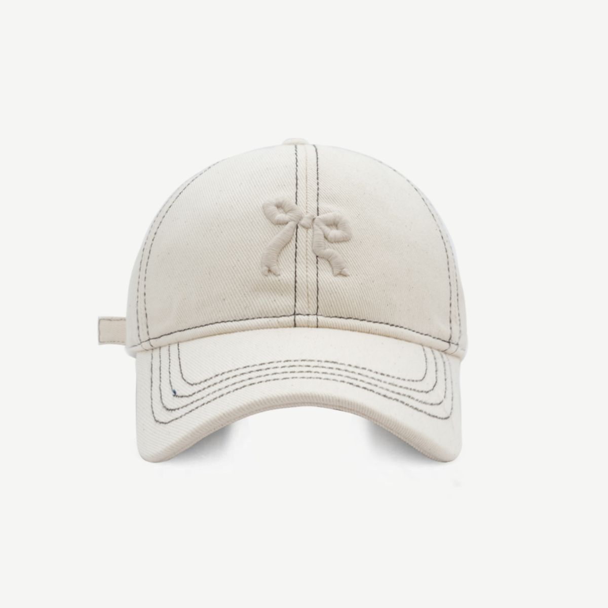 Baseball Cap - Bow Embroidered Cap