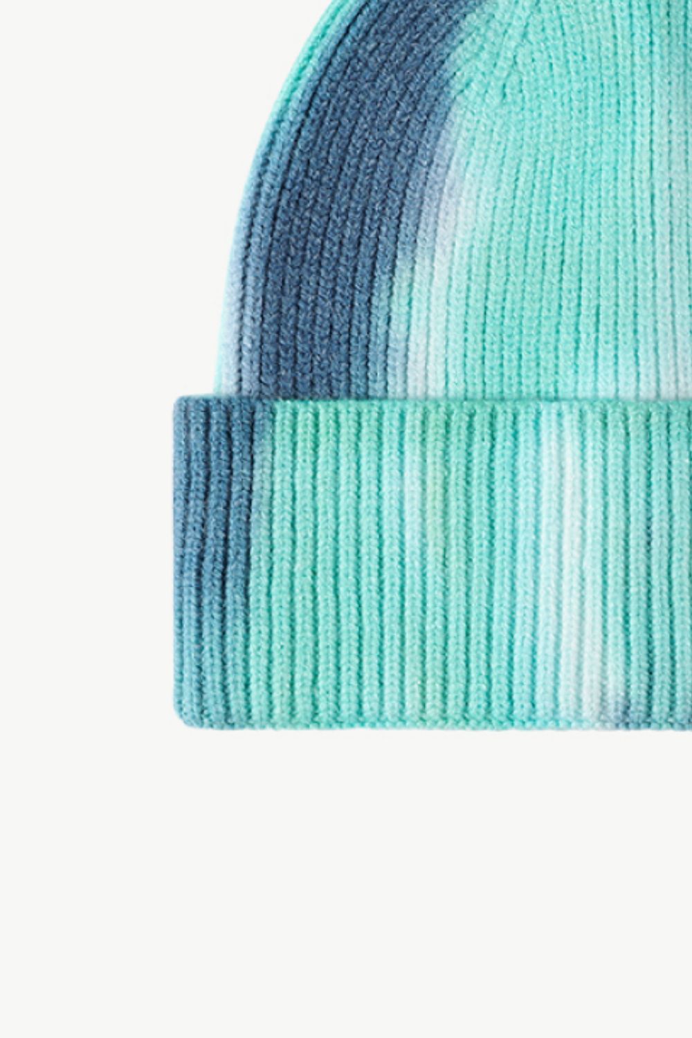 Beanie - Tie-Dye Knit Cuff