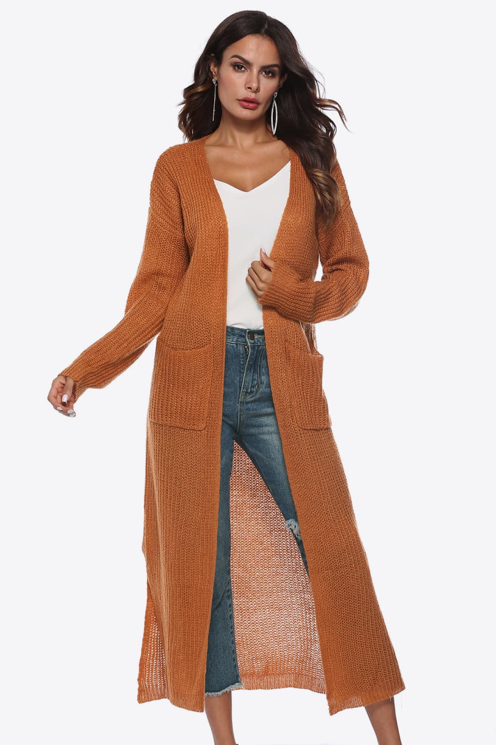 Long Sleeve Open Front Cardigan