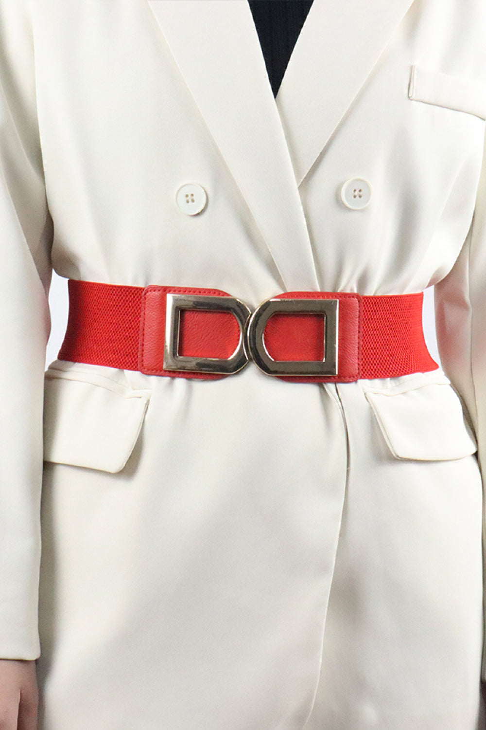 Belt - Double D Buckle PU Belt