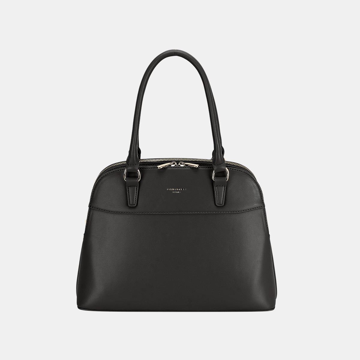 Elegant Dome Vegan Leather Handbag