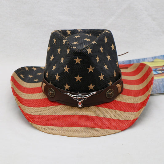 Cowboy Hat - US Flag Print Paper Cloth