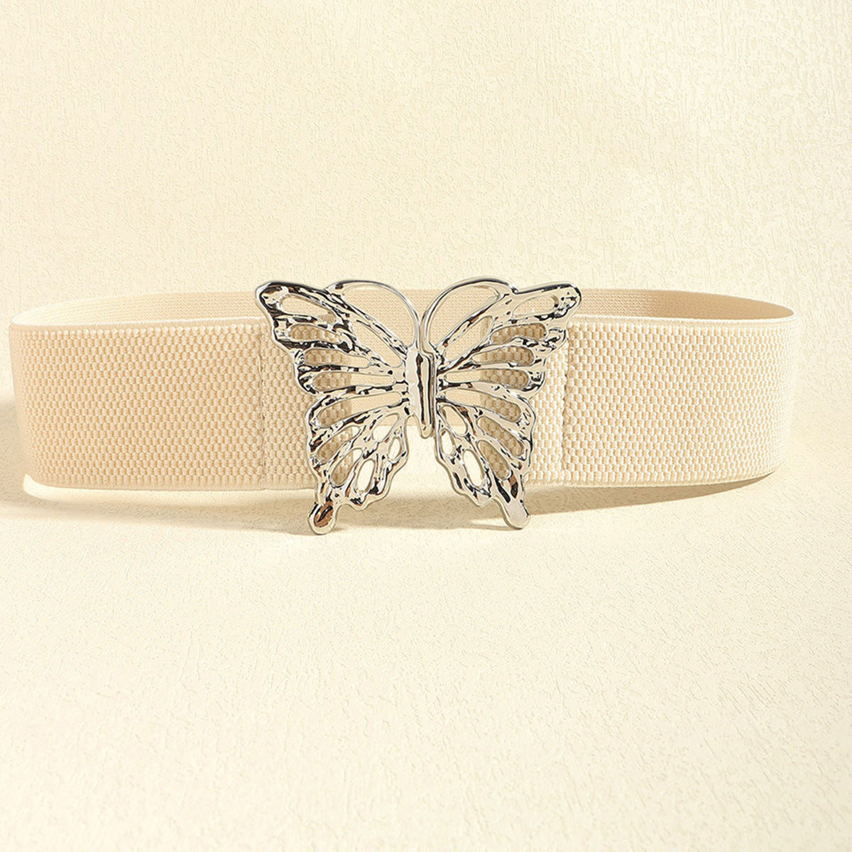 Belt - Butterfly Alloy Buckle Elastic