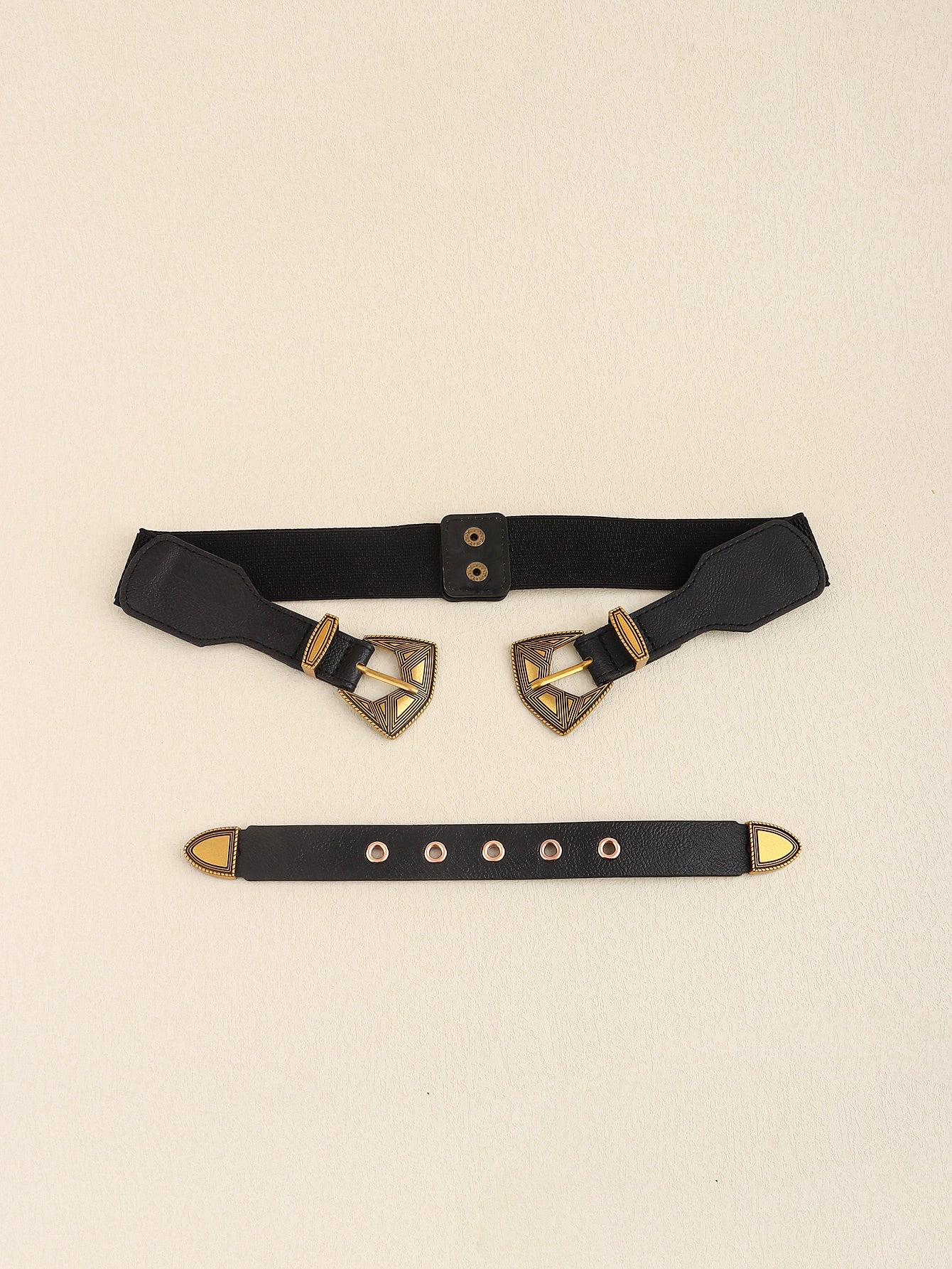 Belt - Double Buckle Leather