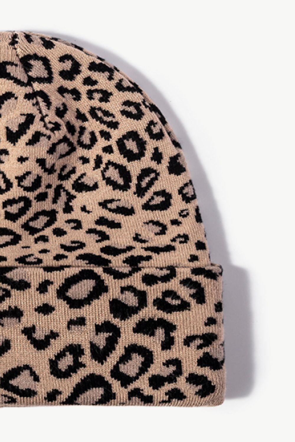 Beanie - Leopard Pattern Cuff