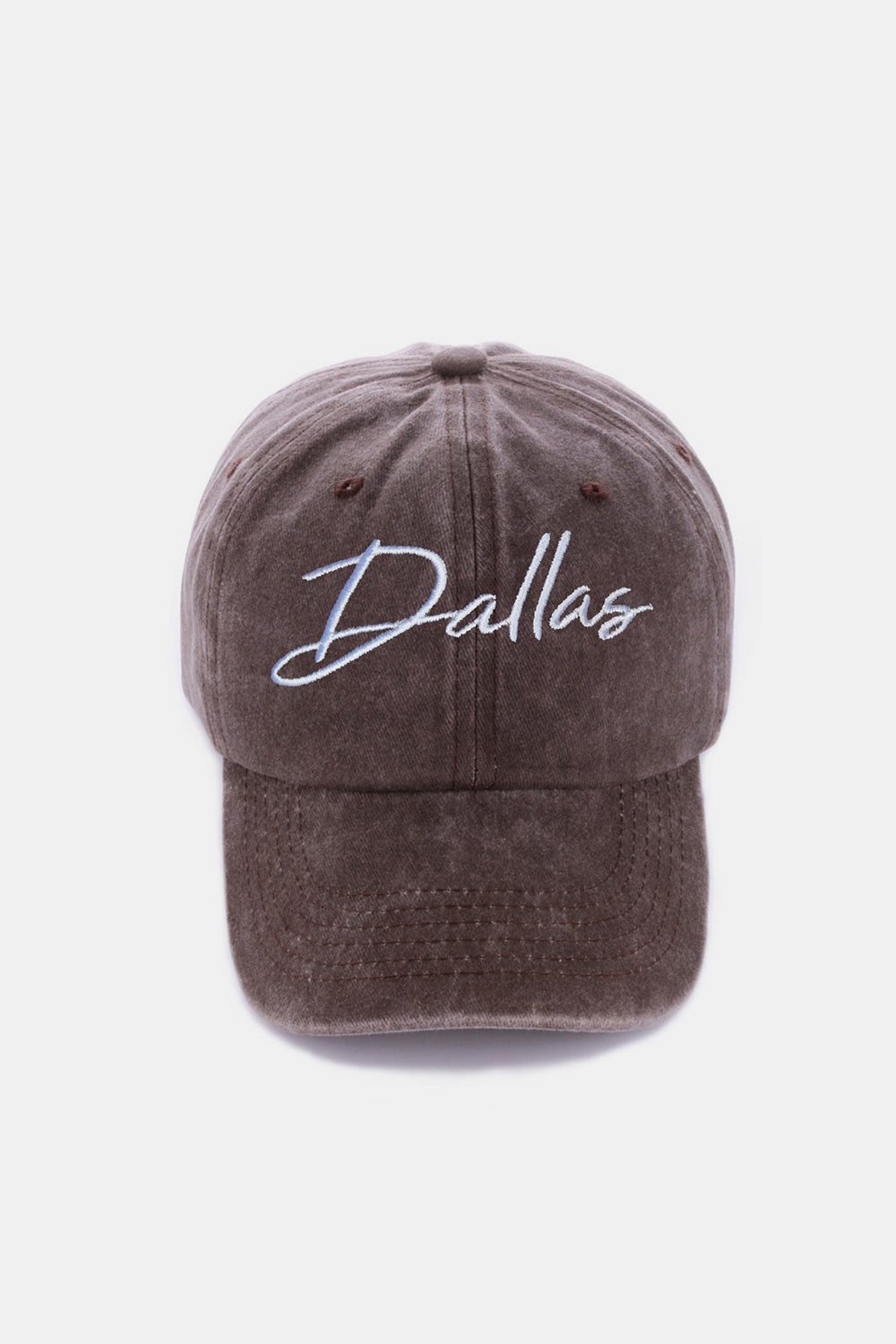 Baseball Cap - Zenana-Washed Embroidered DALLAS