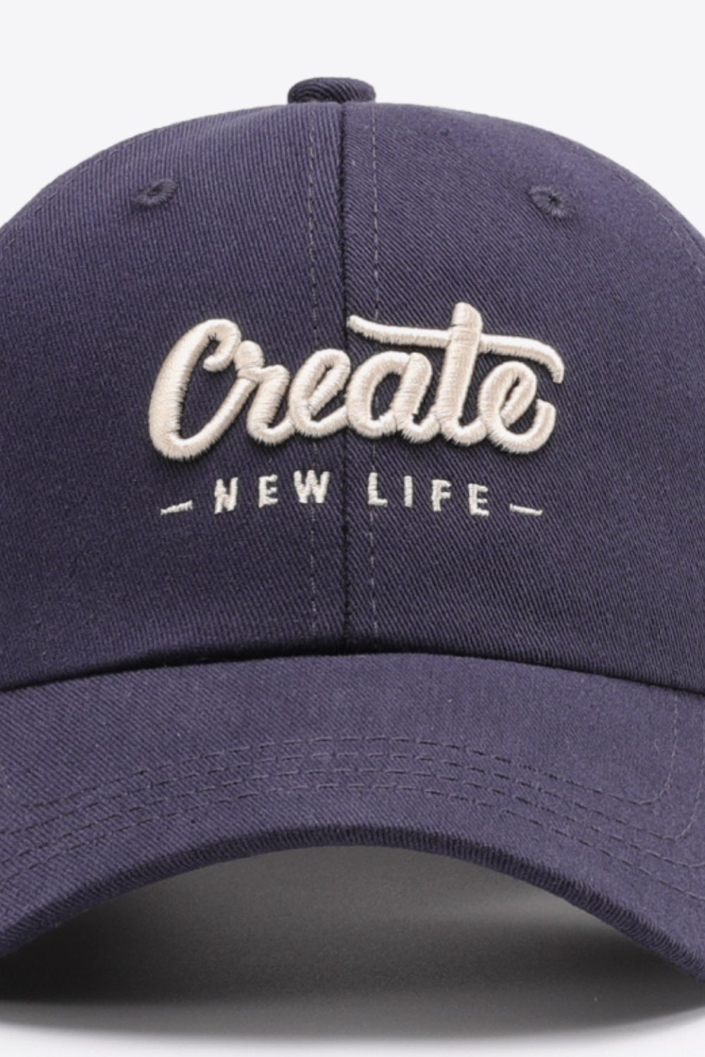 Baseball Cap - CREATE NEW LIFE Embroidered