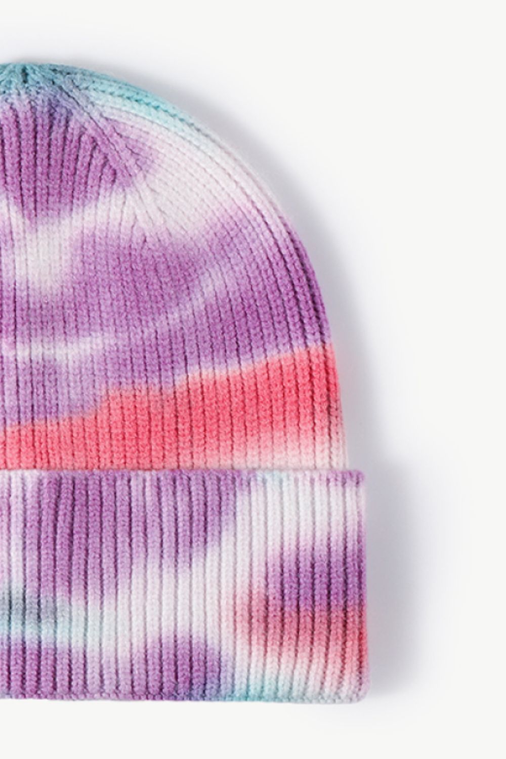 Beanie - Tie-Dye Knit Cuff