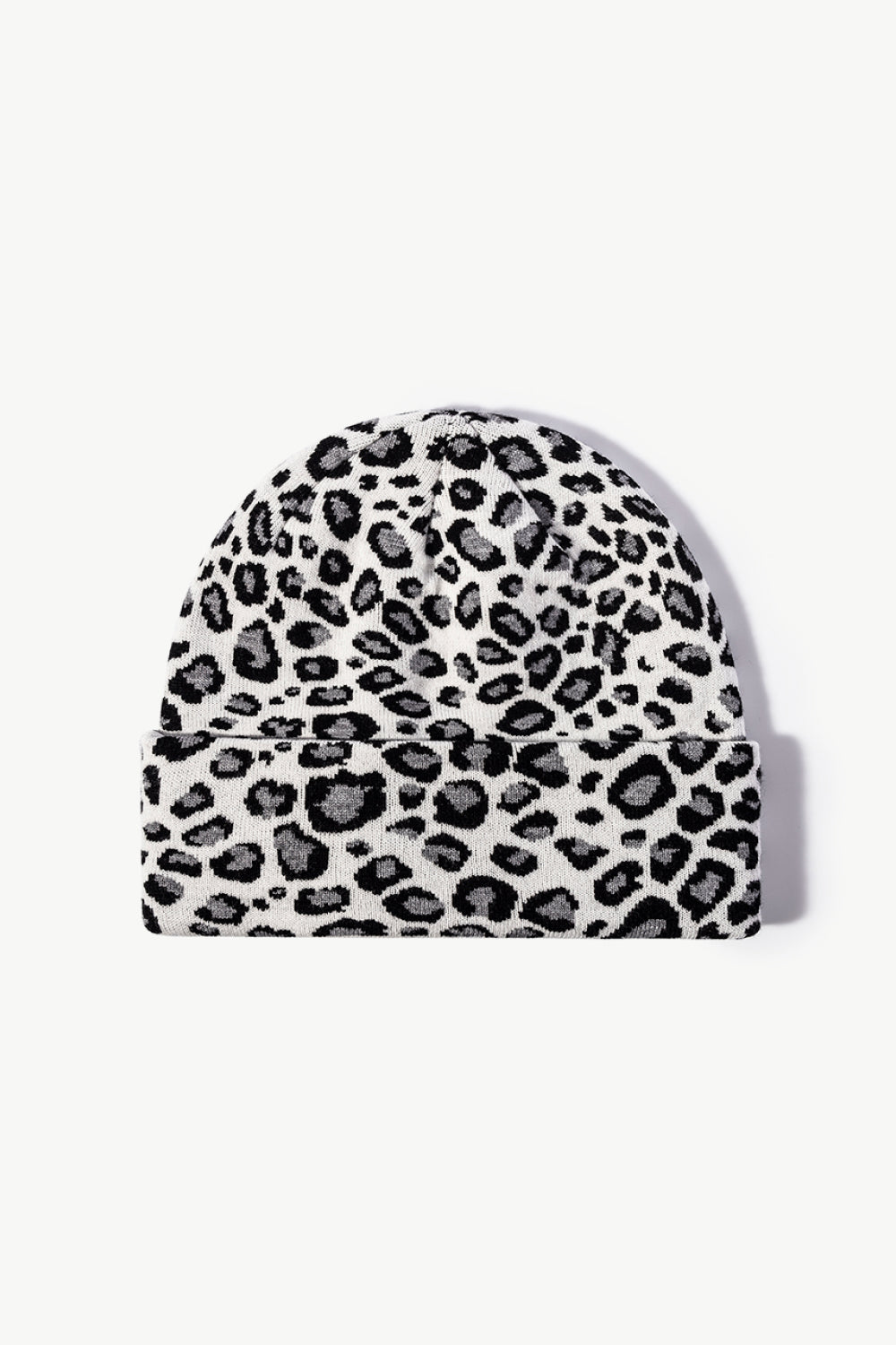 Beanie - Leopard Pattern Cuff