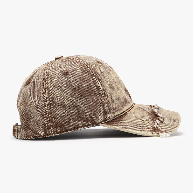 Baseball Cap - Distressed Denim Cap