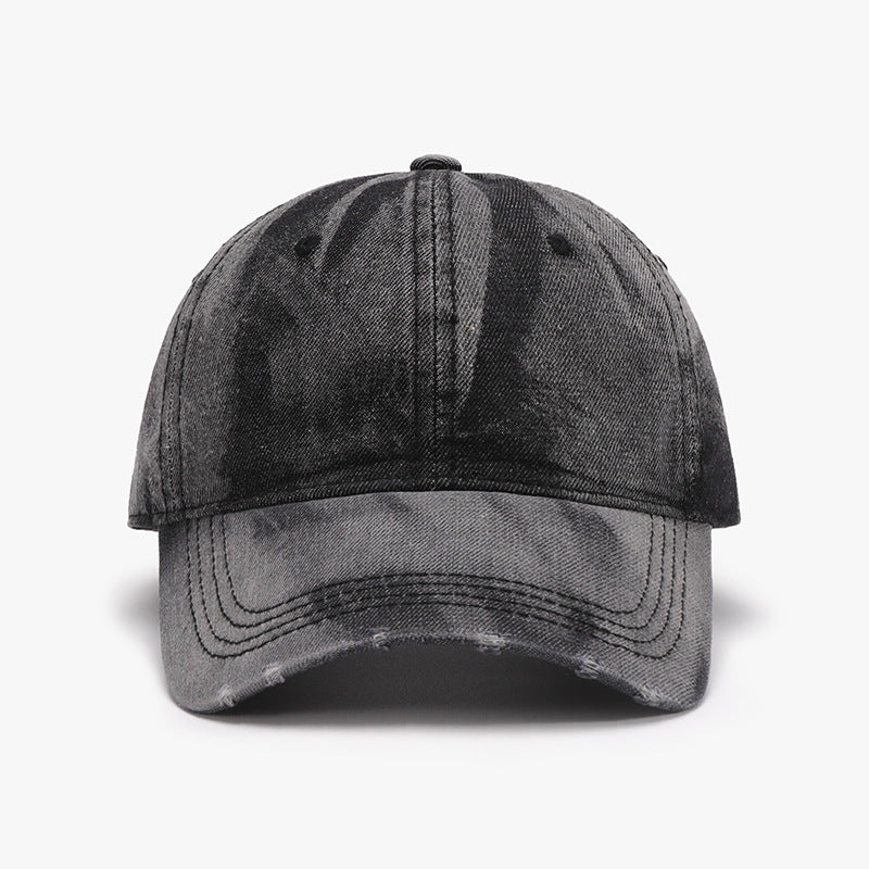 Baseball Cap - Distressed Denim Cap