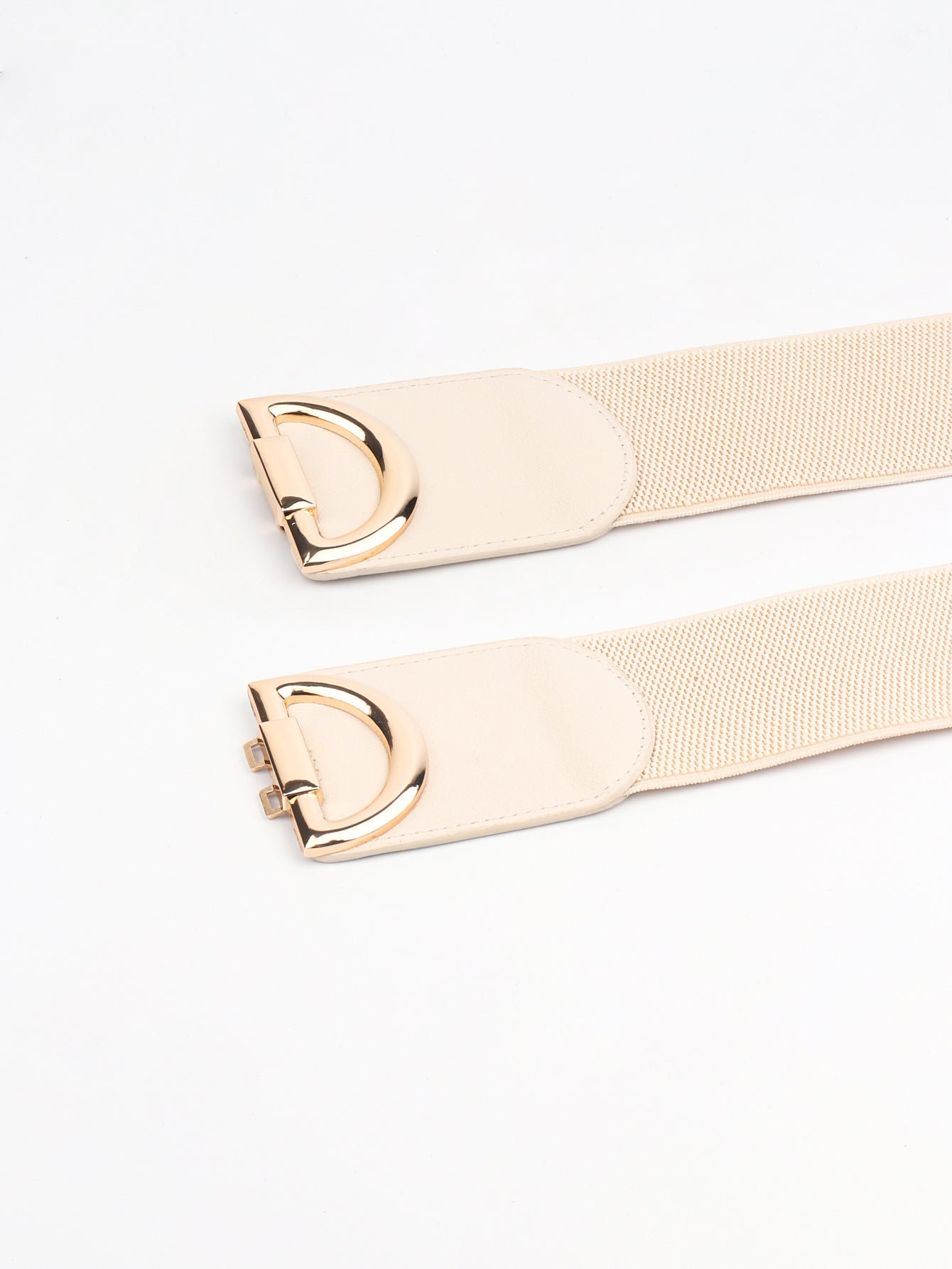 Belt - Wide D Buckle Elastic