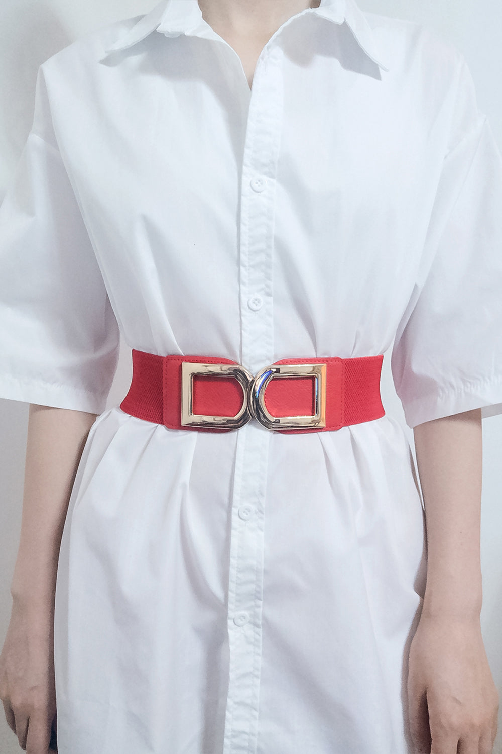 Belt - Double D Buckle PU Belt