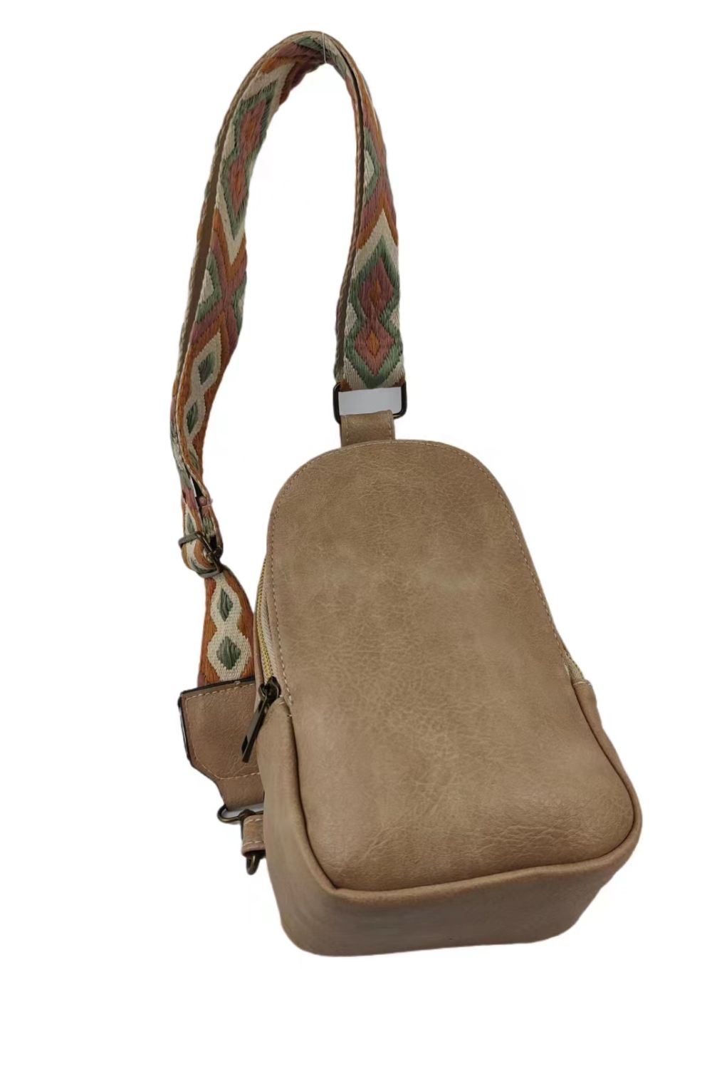 Sling Bag - Pattern Adjustable Strap Leather