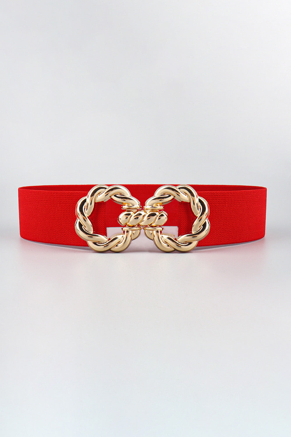 Belt - Zinc Alloy Buckle Elastic Belt