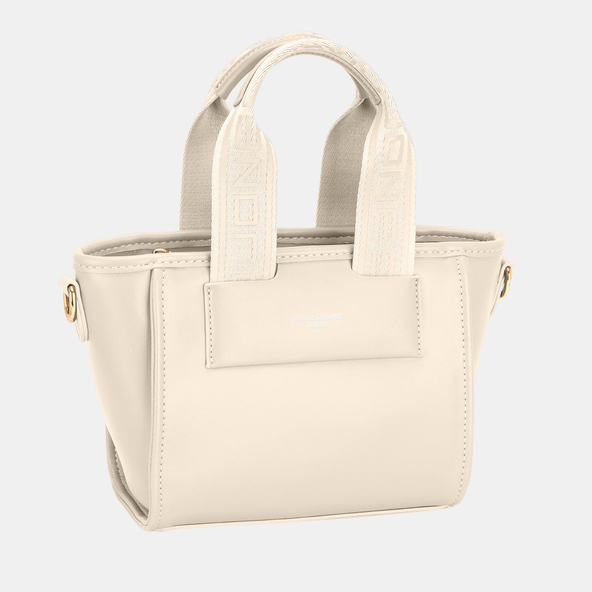 Designer Handbag with Embossed Handles