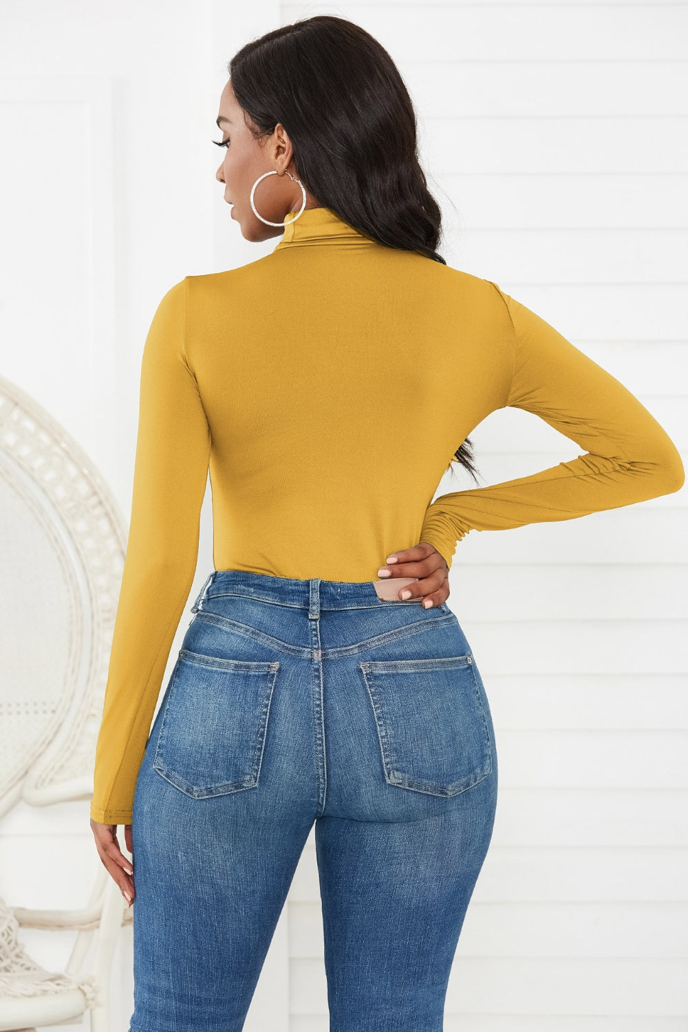 Bodysuit - Turtleneck Long Sleeve