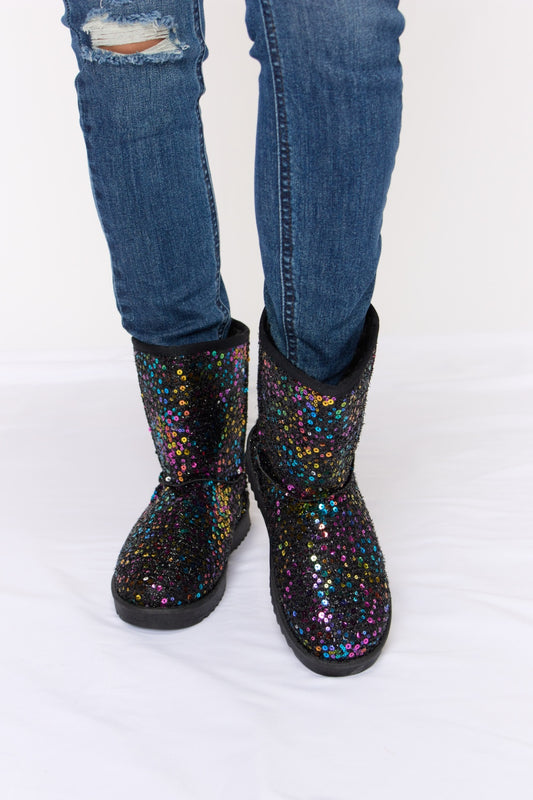 Flat Boots - Forever Link Sequin