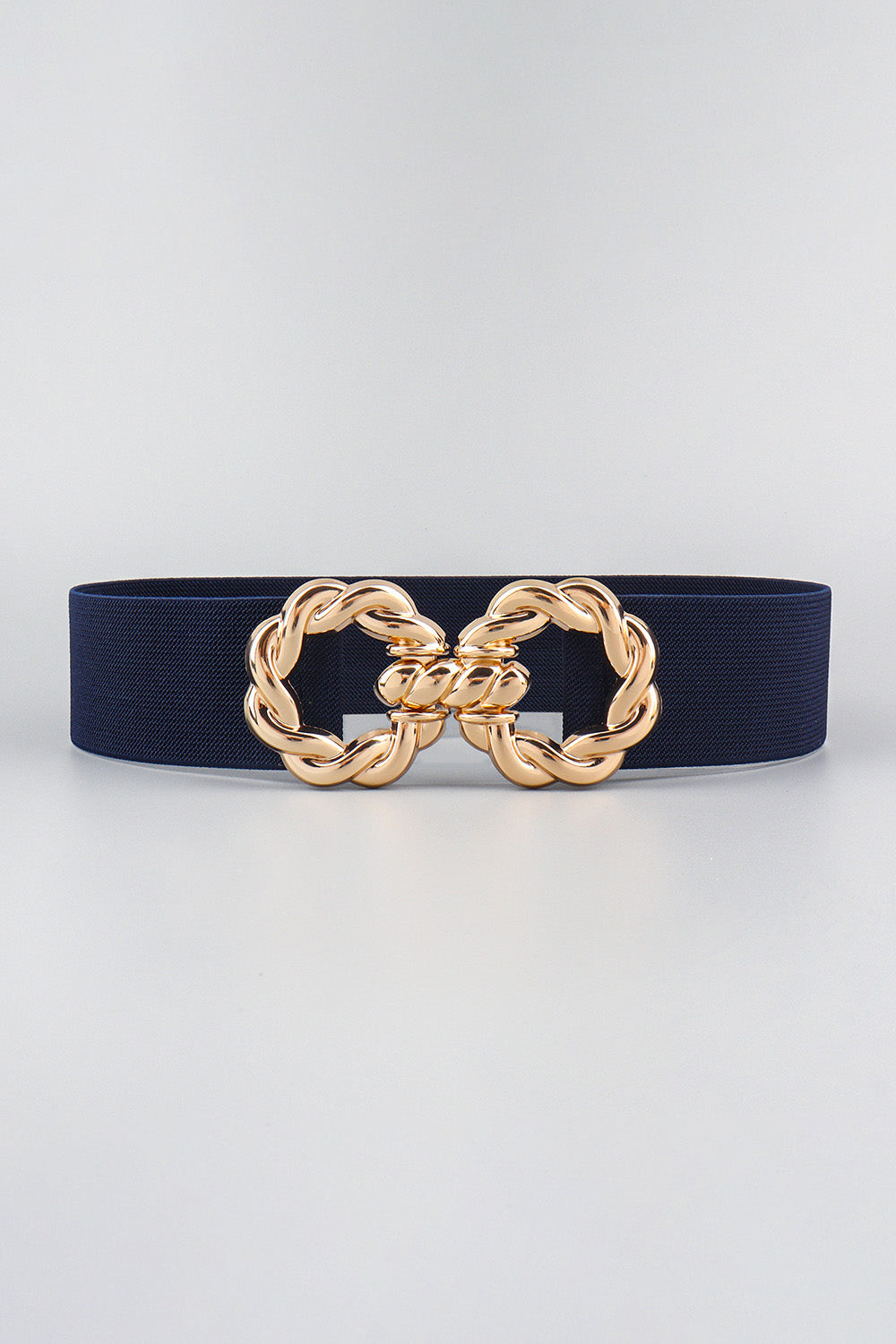 Belt - Zinc Alloy Buckle Elastic Belt