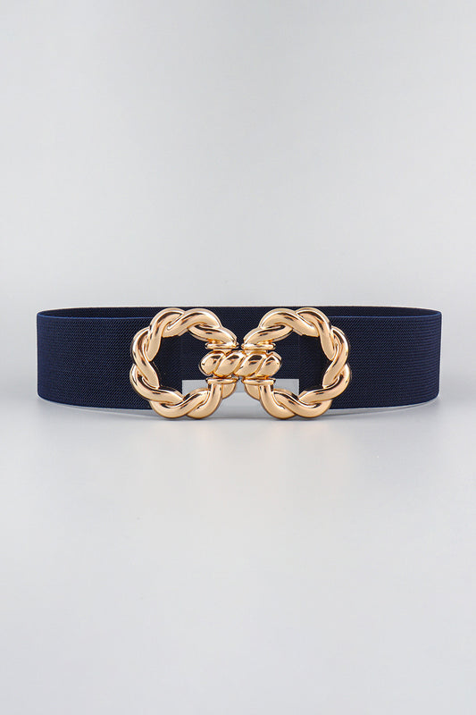 Belt - Zinc Alloy Buckle Elastic Belt