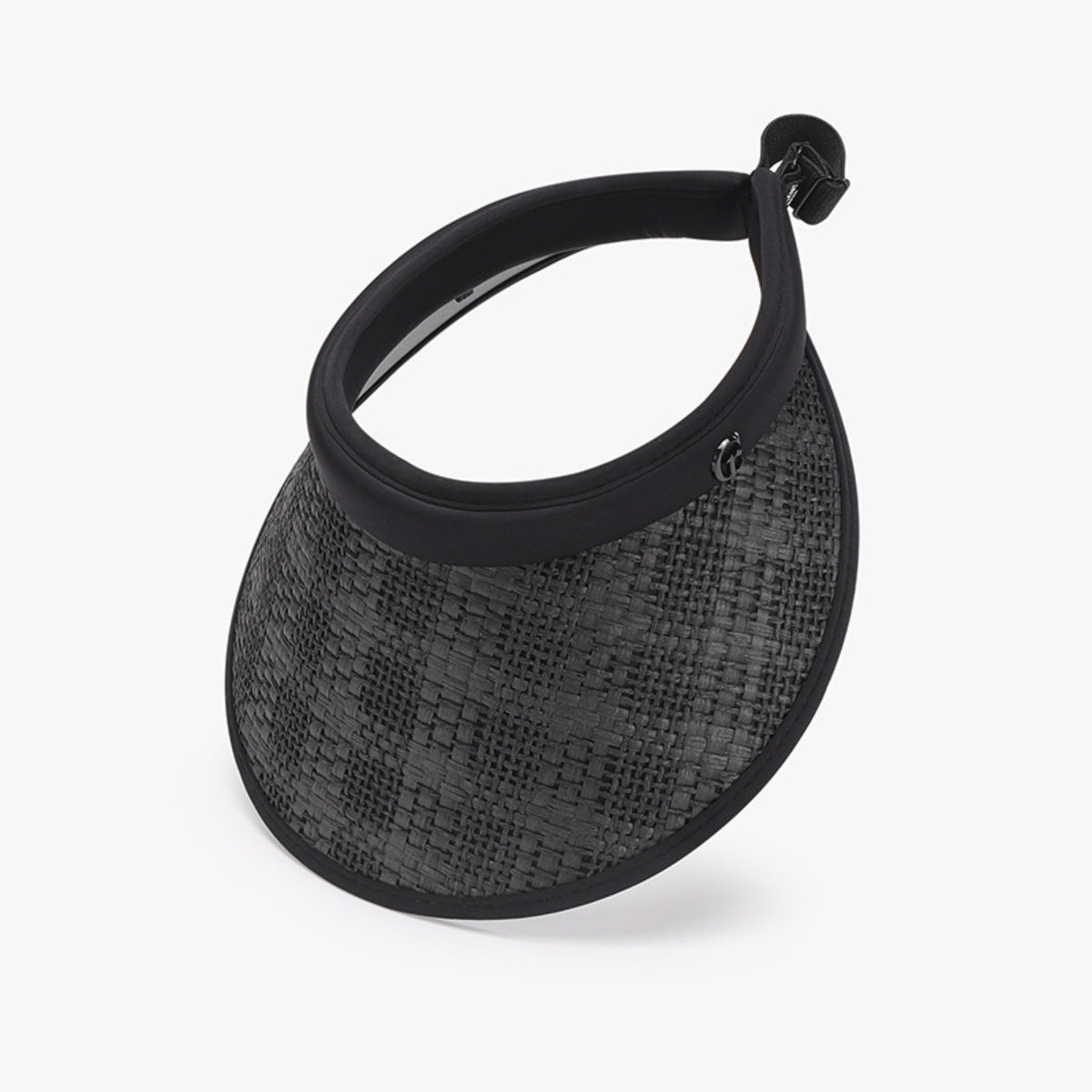 Visor- Sun Hat Cross Hatch Weave Adjustable