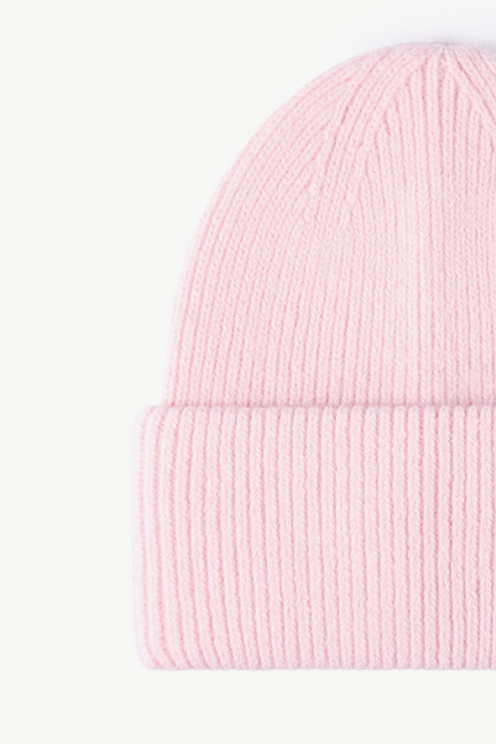 Beanie - M Emblem Rib-Knit Cuff