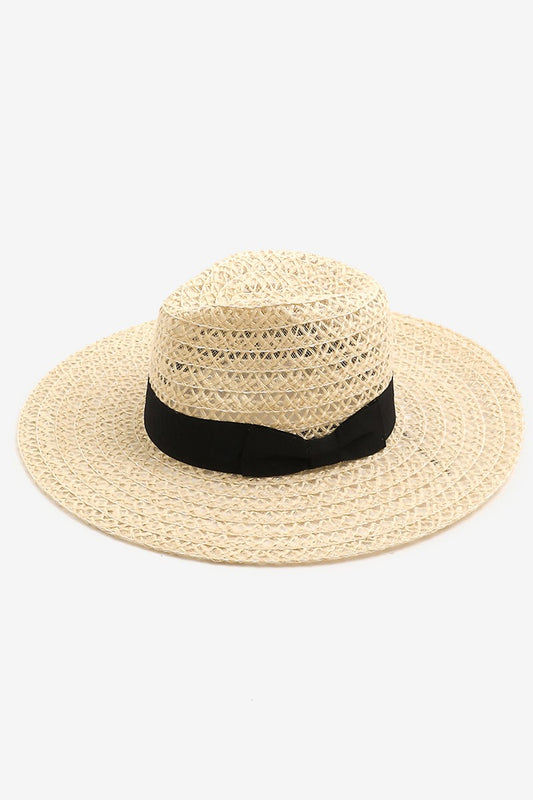 Sun Hat - Wide Brim Straw Weave Hat