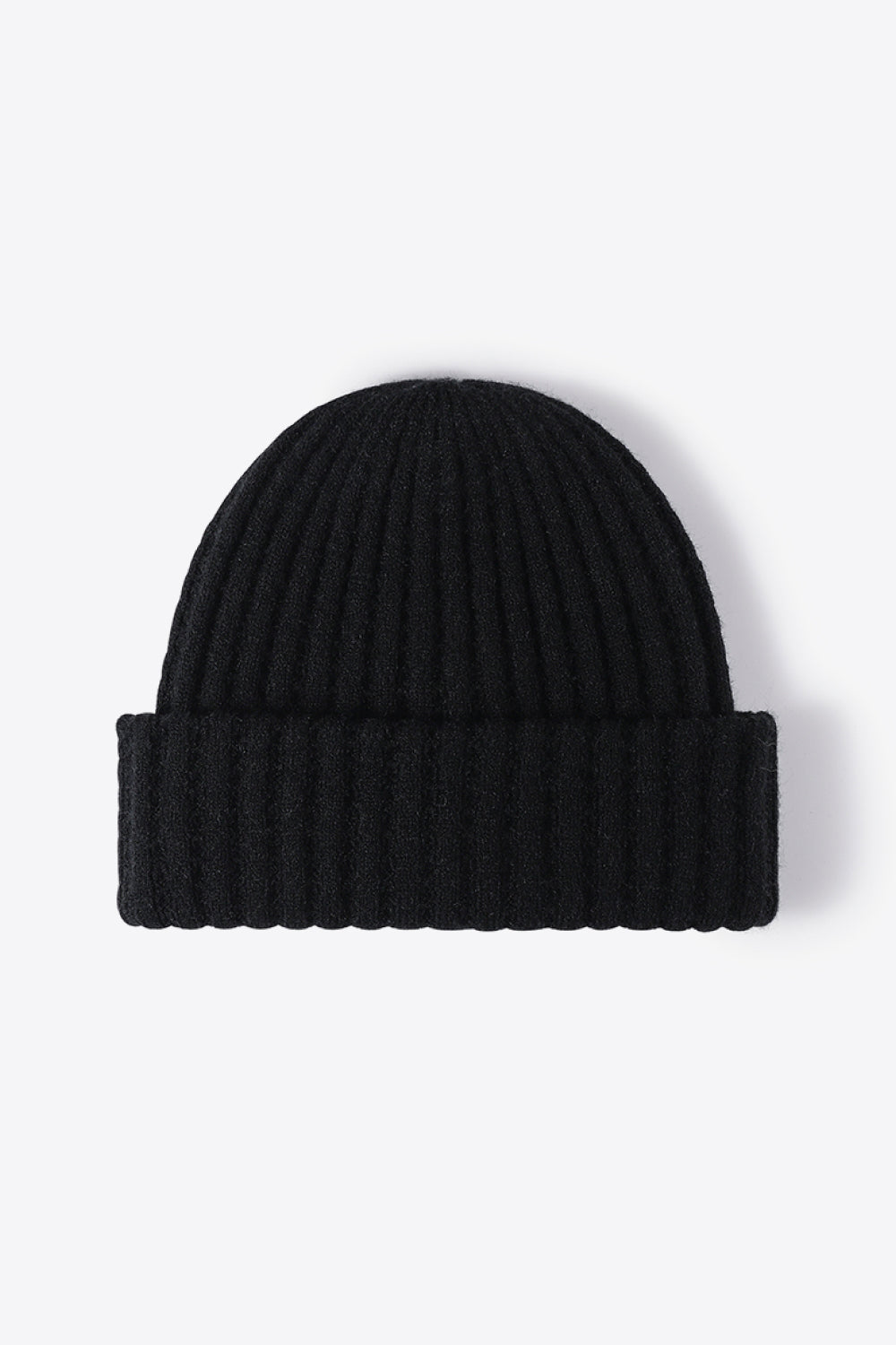 Beanie - Solid Color Wide Rib Knit