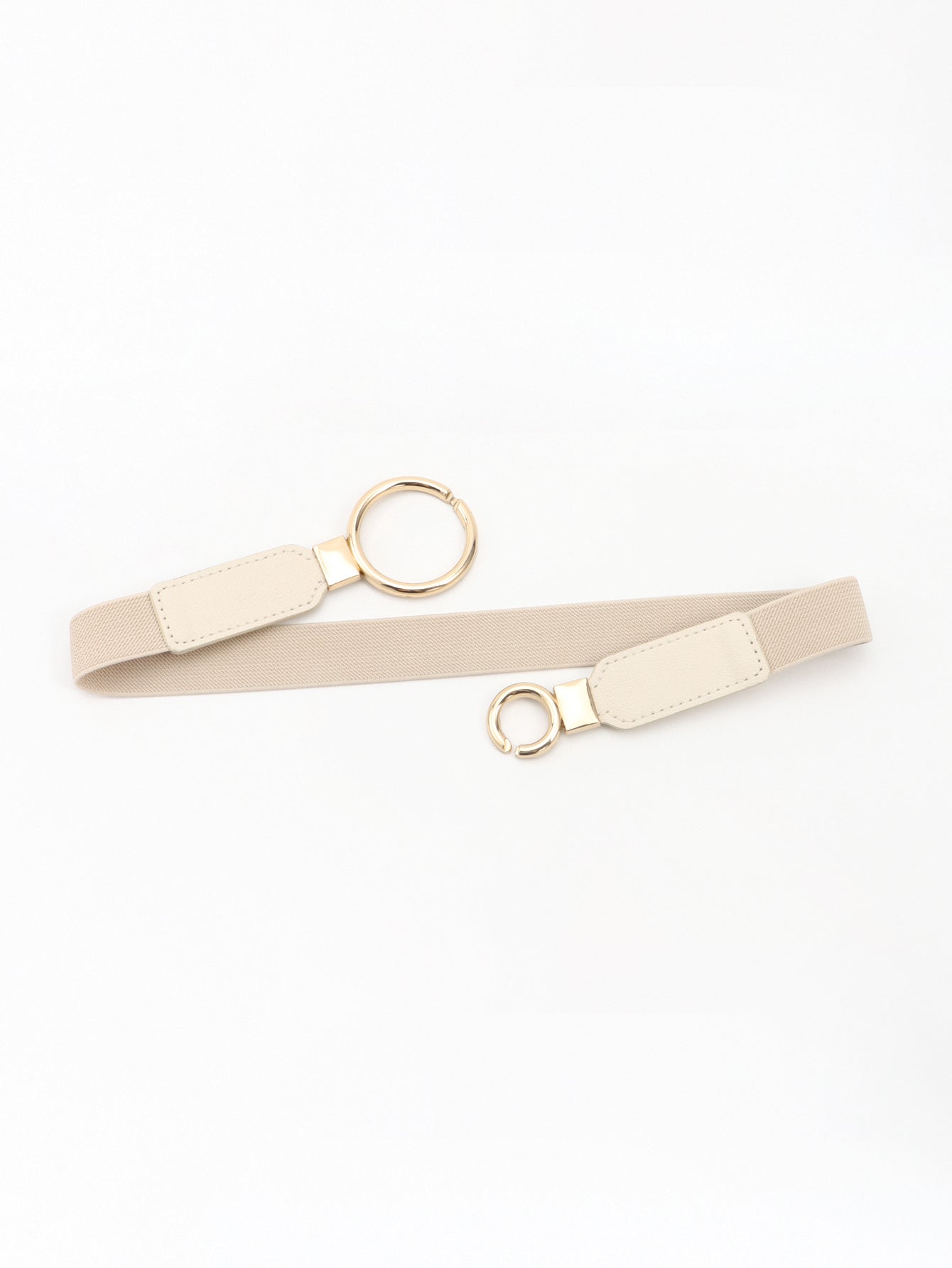 Belt - Slim Elastic Double-Ring Buckle