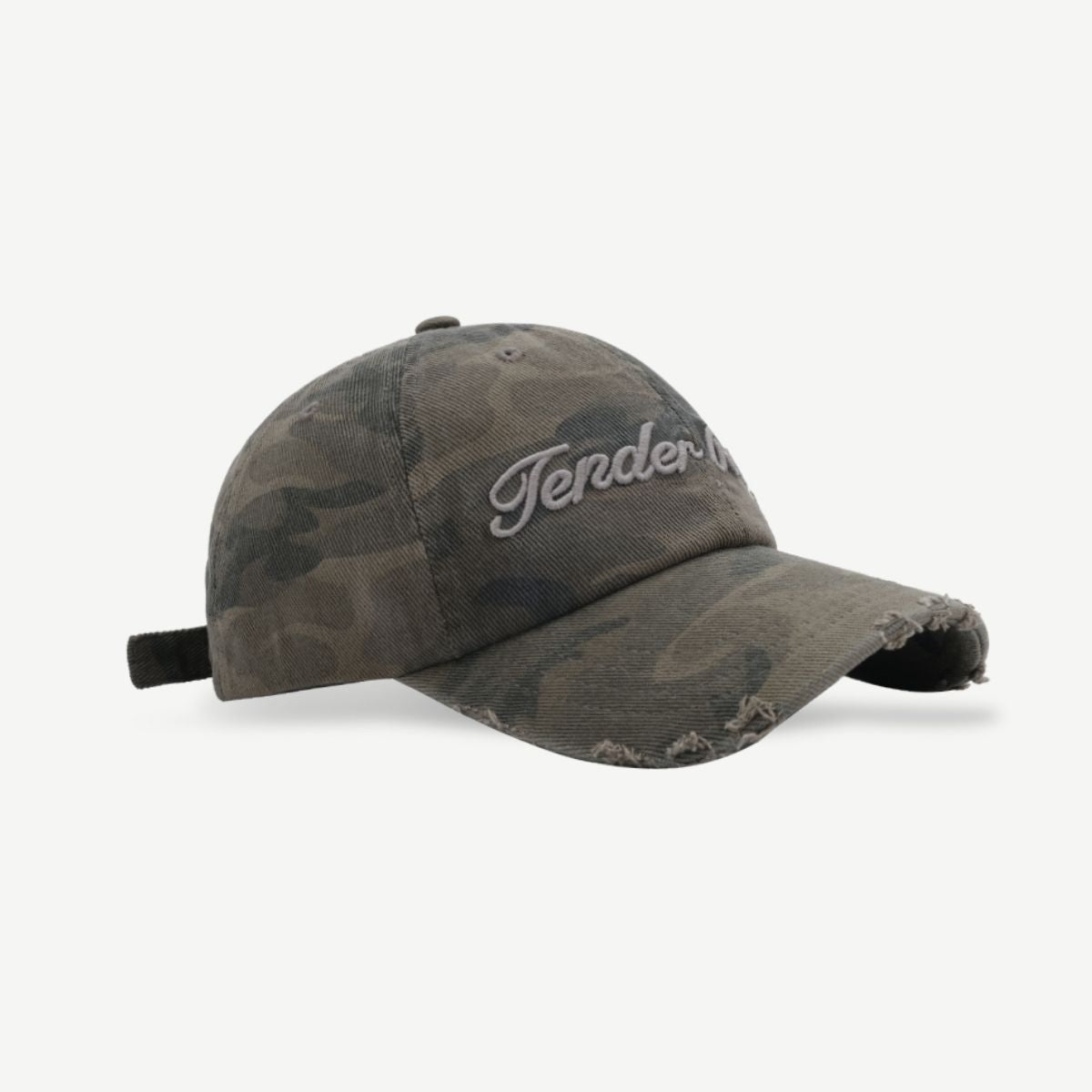 Baseball Cap - Distressed Denim Camouflage