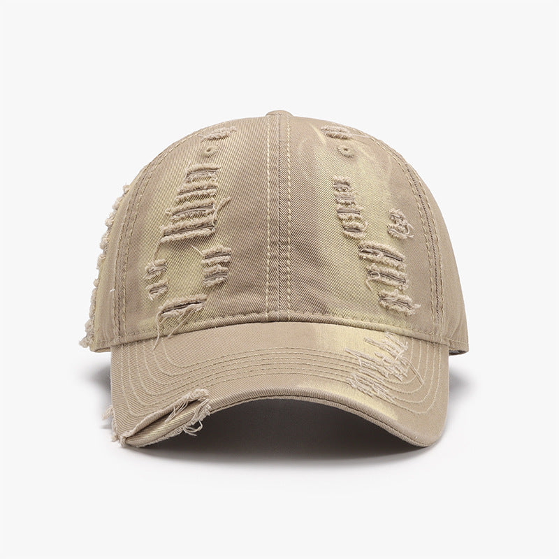 Baseball Cap - Distressed Denim Cap