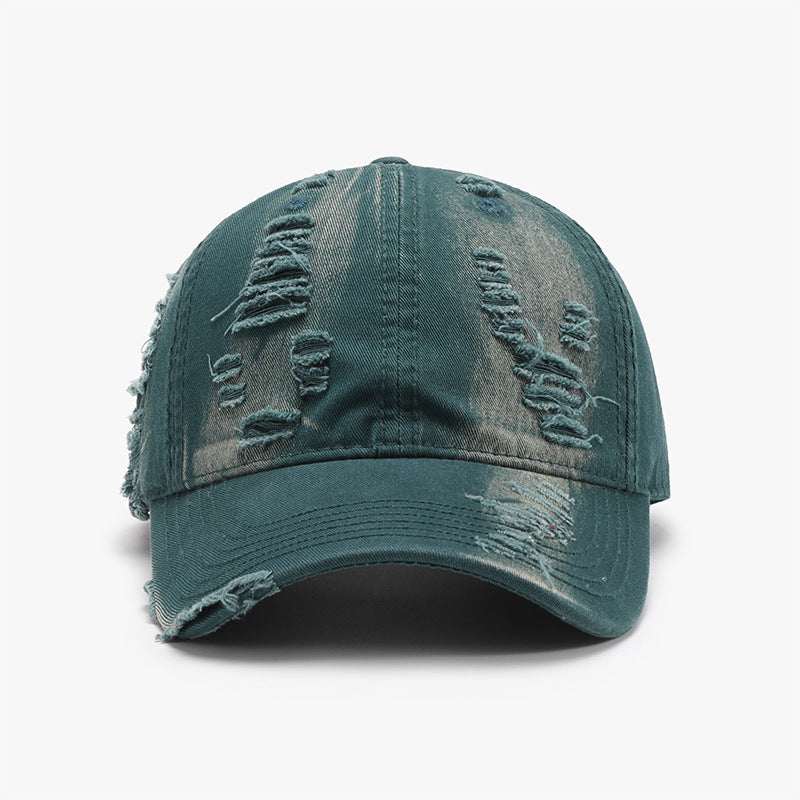 Baseball Cap - Distressed Denim Cap