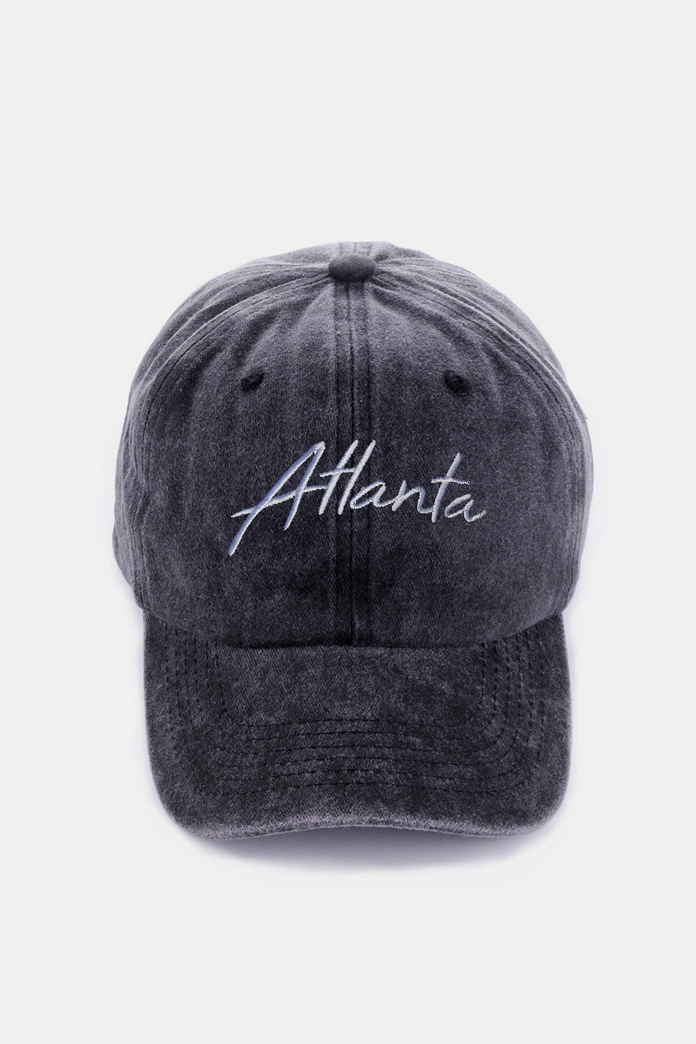 Baseball Cap - Zenana-Washed Embroidered ATLANTA