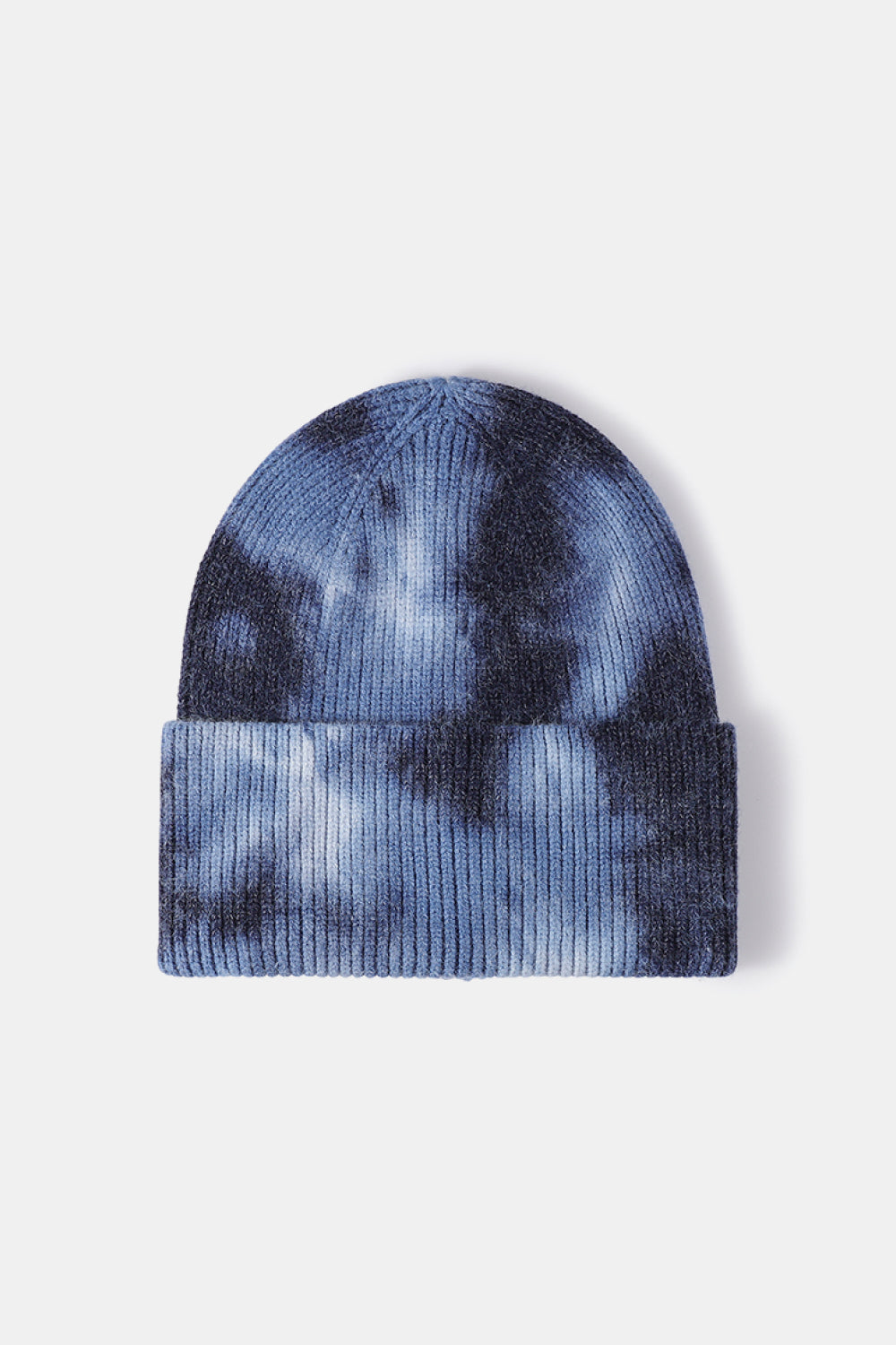 Beanie - Tie-Dye Rib-Knit Cuff