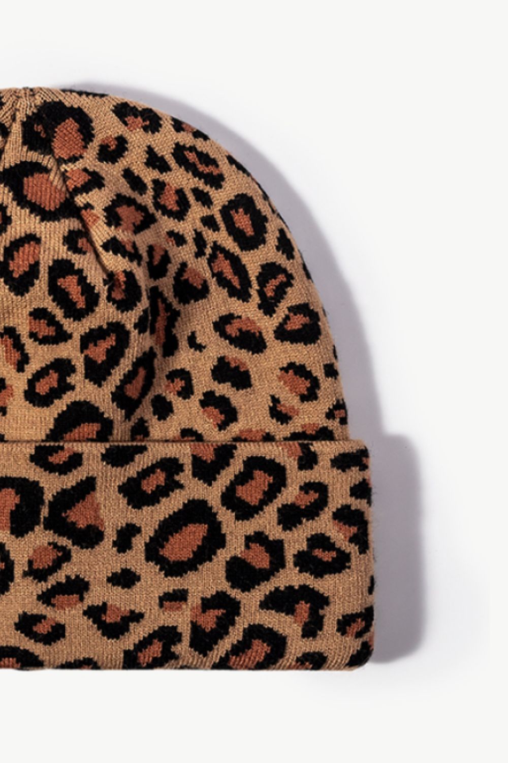 Beanie - Leopard Pattern Cuff