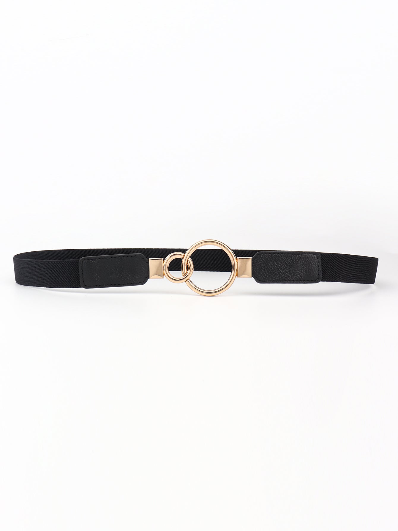 Belt - Solid Elastic Double-Ring Buckle