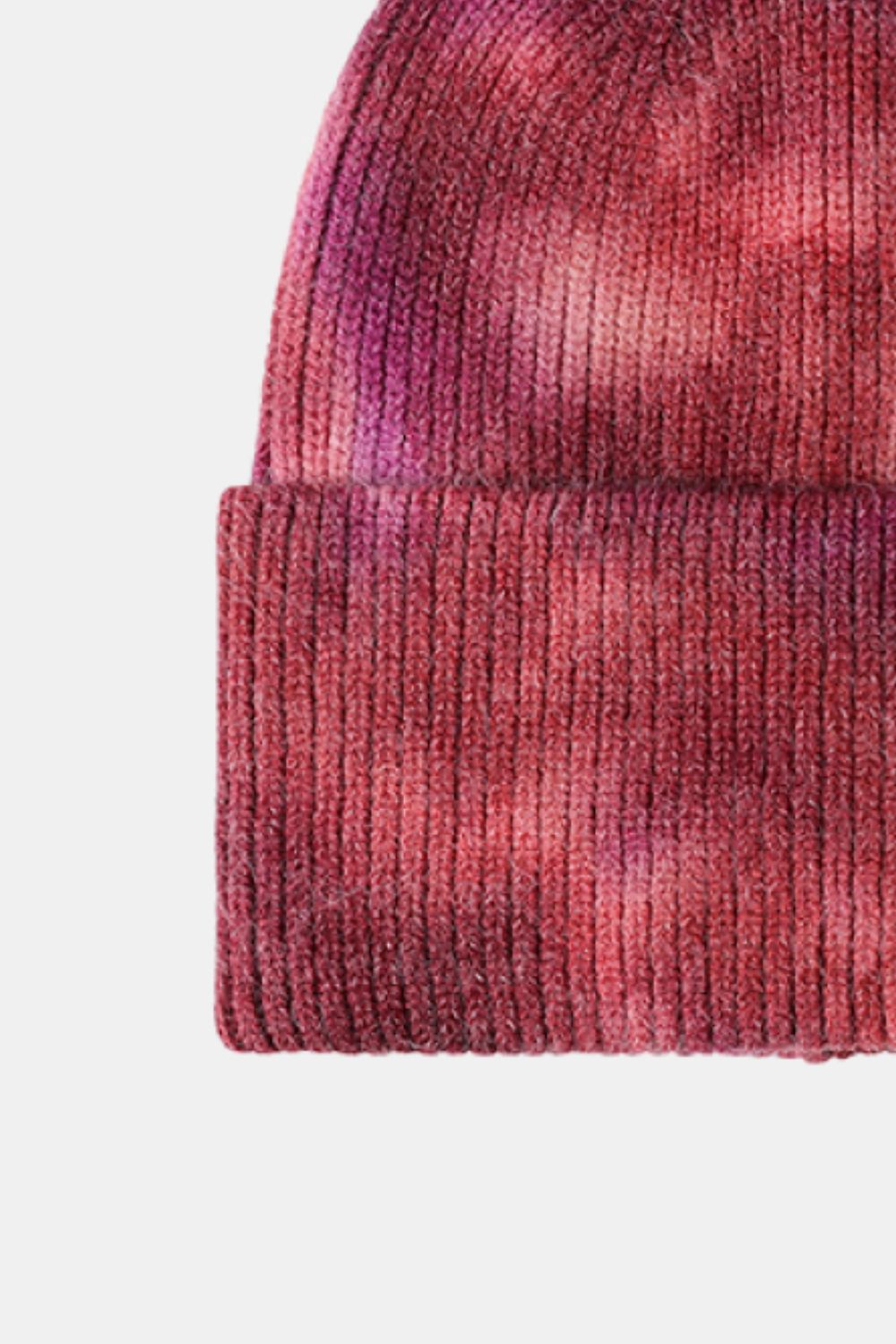 Beanie - Tie-Dye Rib-Knit Cuff