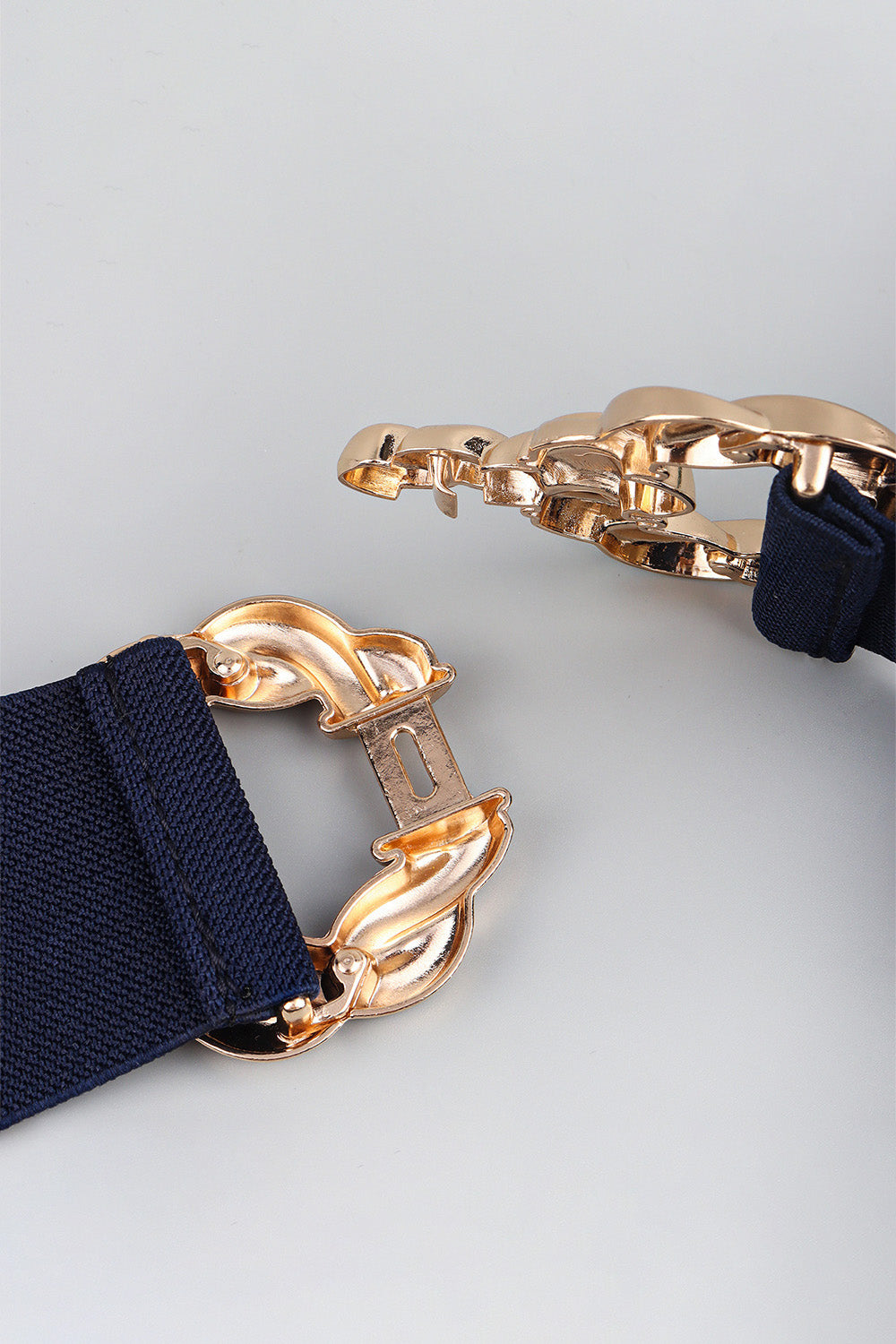 Belt - Zinc Alloy Buckle Elastic Belt