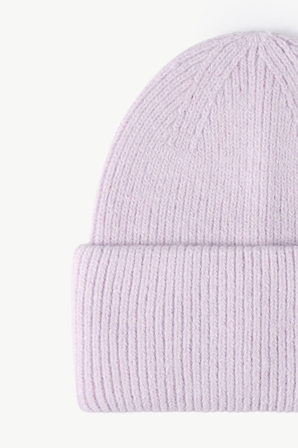 Beanie - M Emblem Rib-Knit Cuff