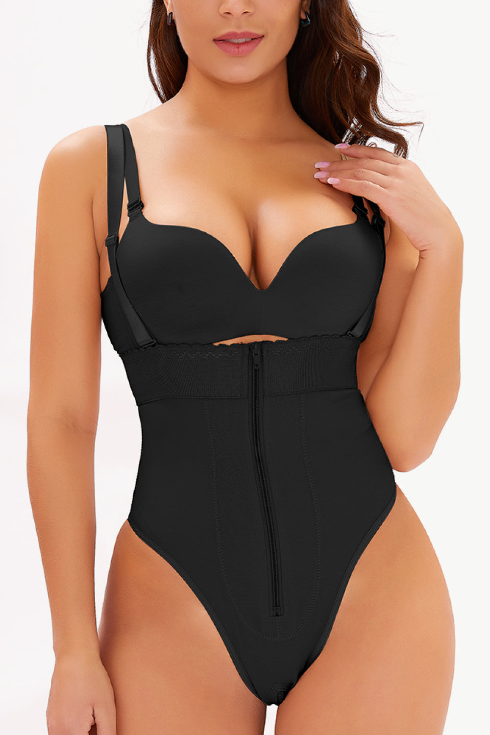 Bodysuit - Full Size Shaping Adjustable & Zip-Up