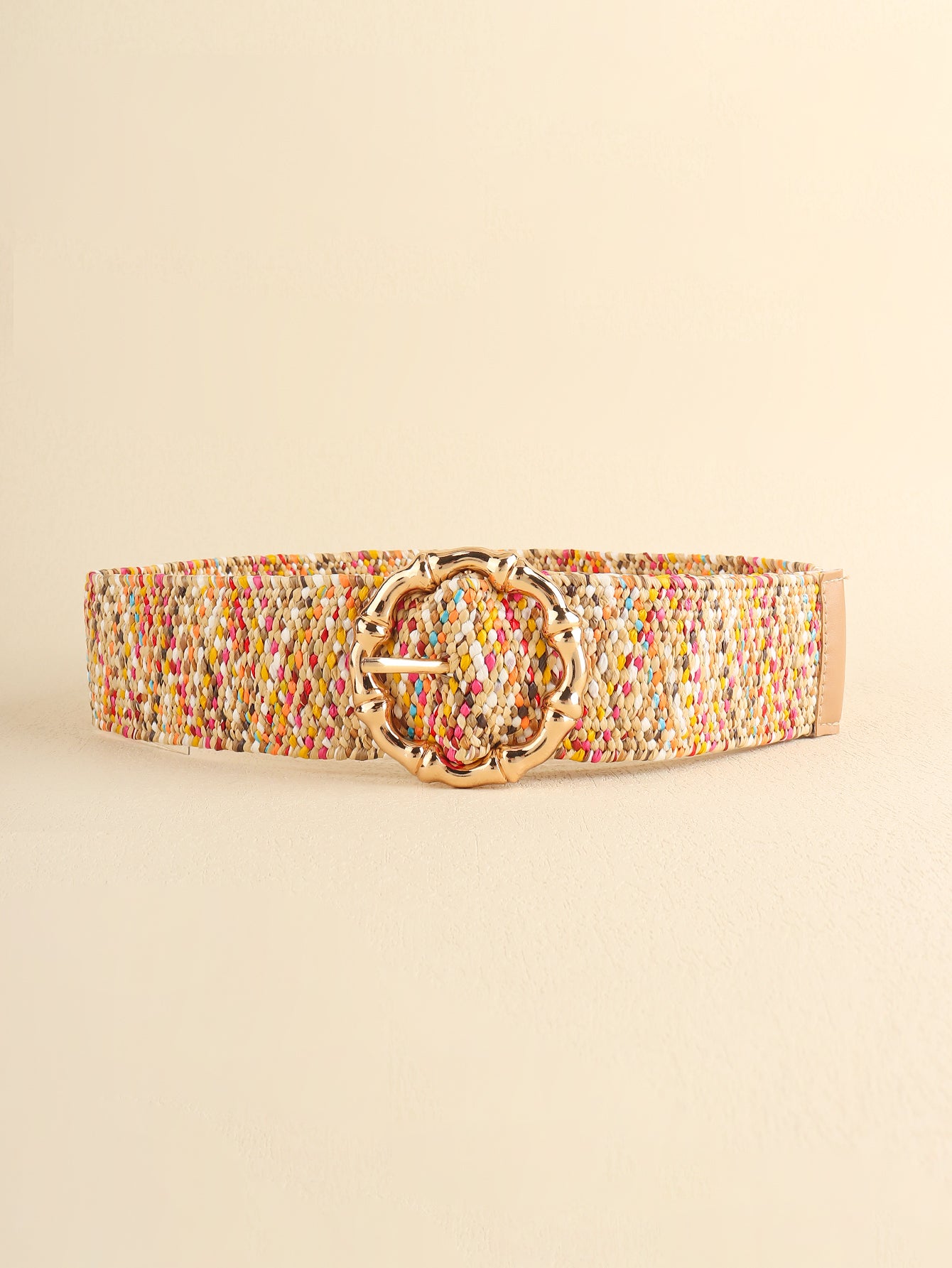 Belt - Wide Multi-Colored Weave