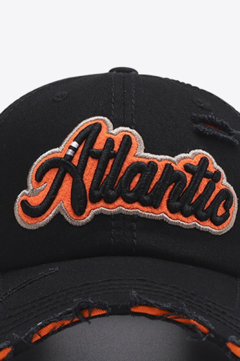 Baseball Cap - Distressed Denim Cap ATLANTIC