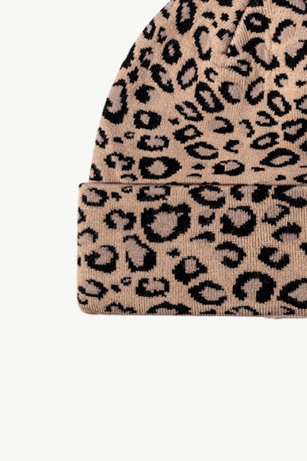 Beanie - Leopard Pattern Cuff