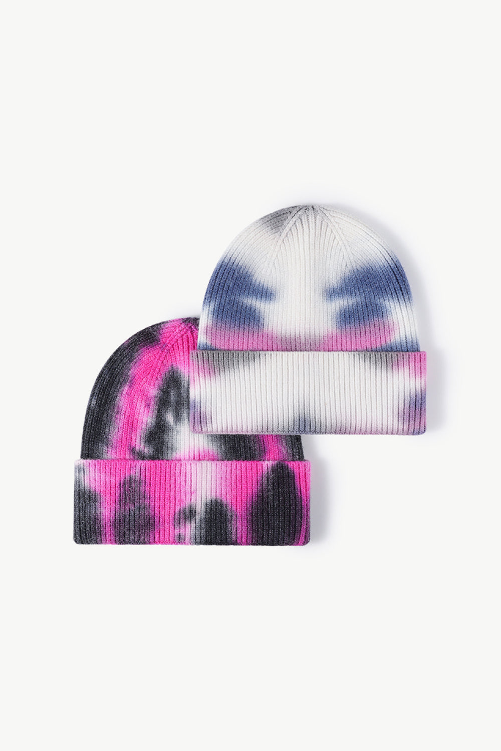 Beanie - Tie-Dye Knit Cuff