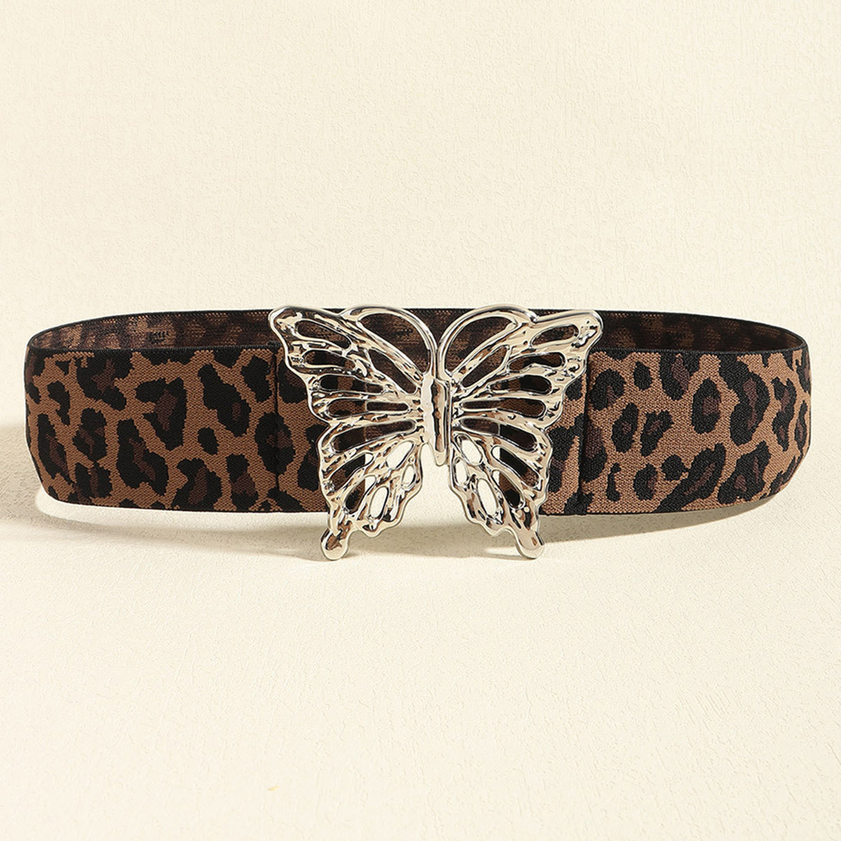 Belt - Butterfly Alloy Buckle Elastic