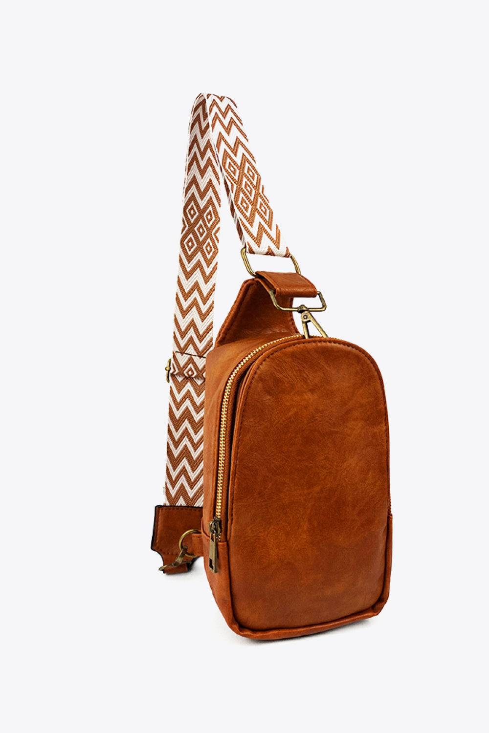 Sling Bag - Pattern Adjustable Strap Leather