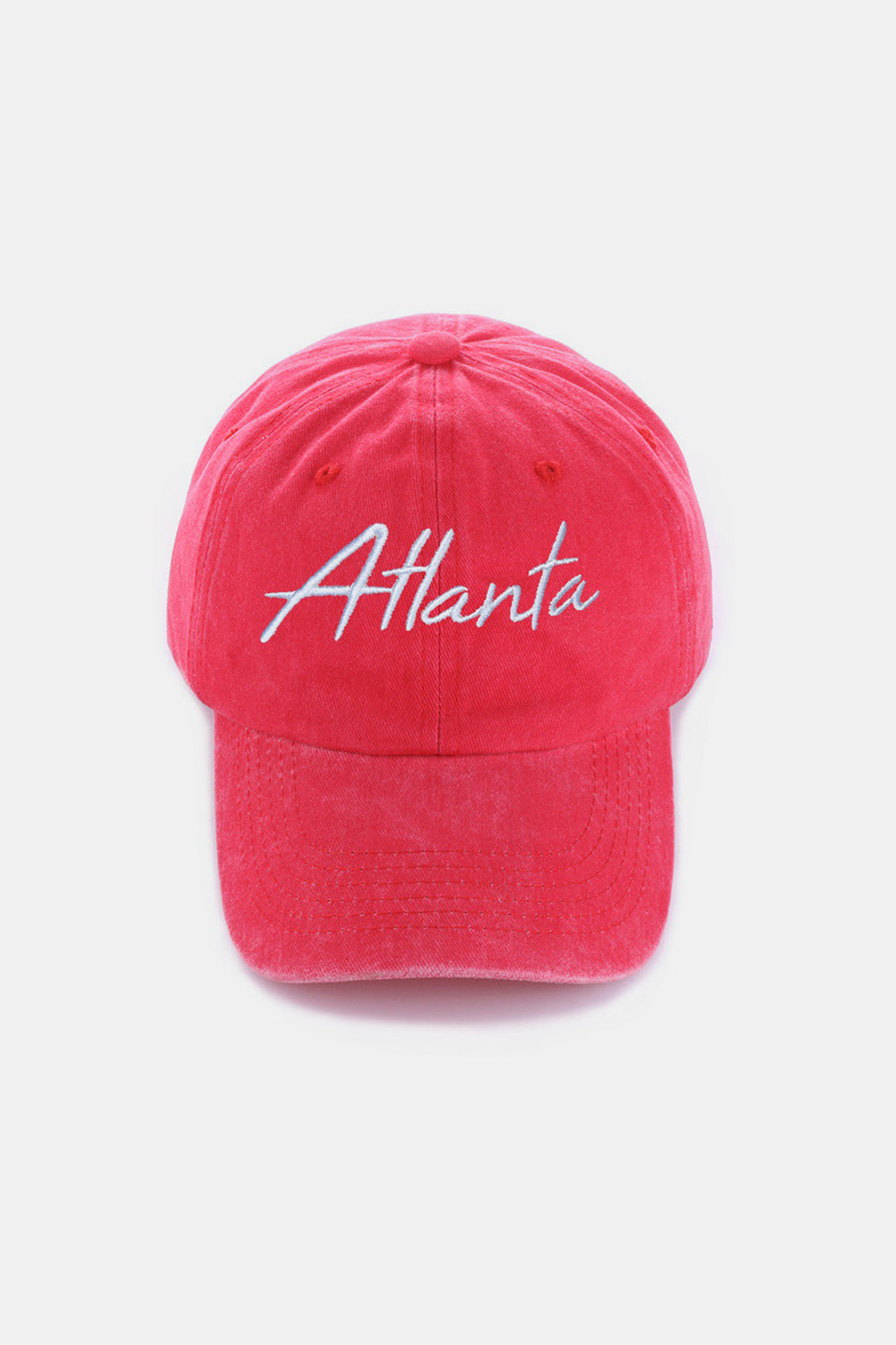 Baseball Cap - Zenana-Washed Embroidered ATLANTA